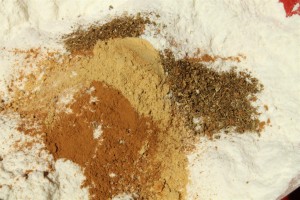 Mézeskalács recept sütőformában: liszt és fűszerek