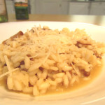 Vargányás rizottó