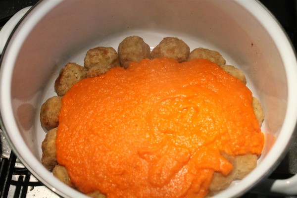 Albóndigas készítése 15 - húsgombócok sűrű paradicsomszósszal