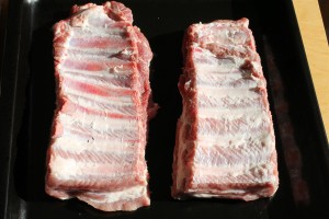 Barbecue oldalas előkészítése: töröld szárazra a húst