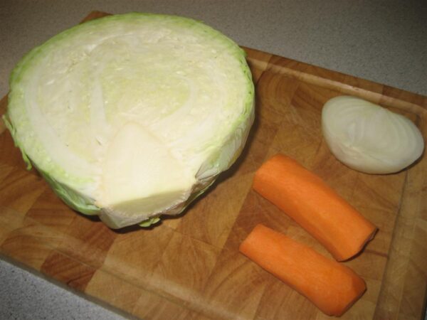 Coleslaw hozzávalók