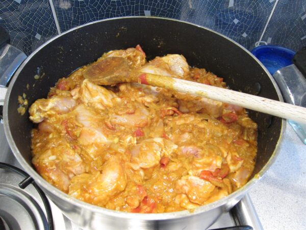 Csirke curry 9
