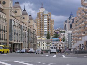 Kijevi utcakép Kijevi utcakép