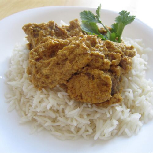 Rendang curry marhából