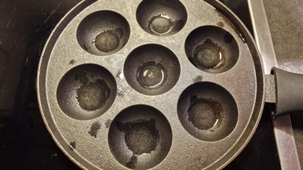 Æbleskiver sütése 1