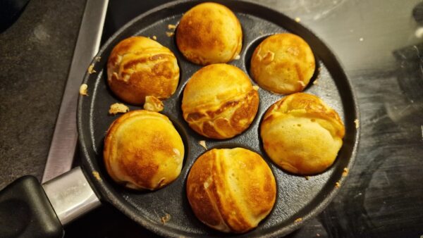Æbleskiver sütése 4