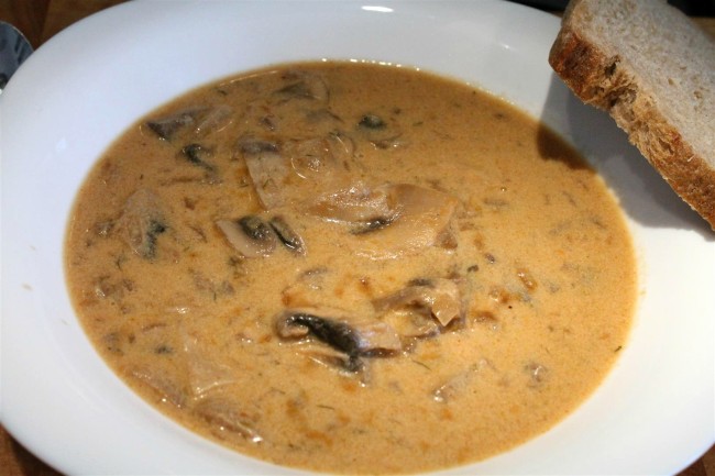 Arany gombakrémleves (Goldn Mushroom Soup)