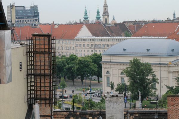 Aria Hotel Budapest High Note SkyBar kilátás Deák tér