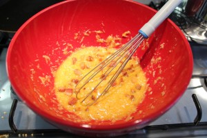 Carbonara spagetti: tojás, pecorino, szalonna