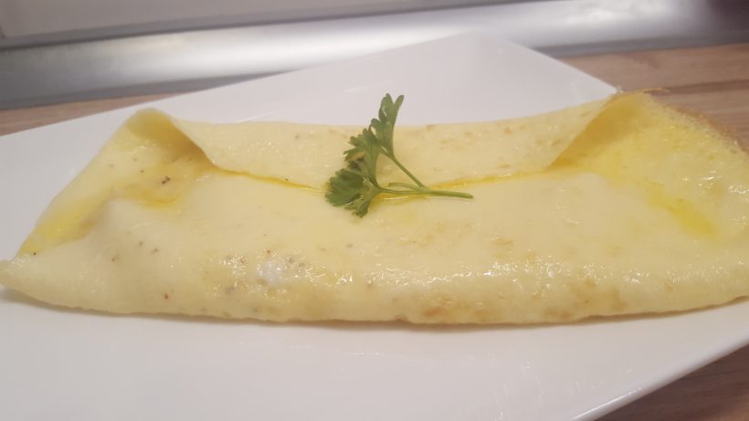 Cheddar sajtos omlett 1