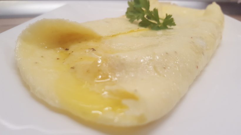 Cheddar sajtos omlett 2