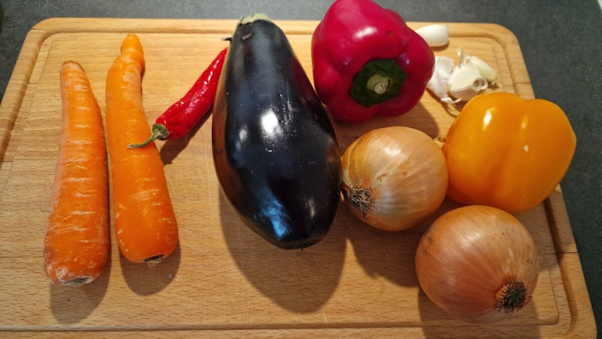 Chili sin carne zöldség hozzávalók