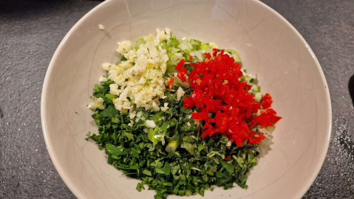 Chimichurri elkészítése