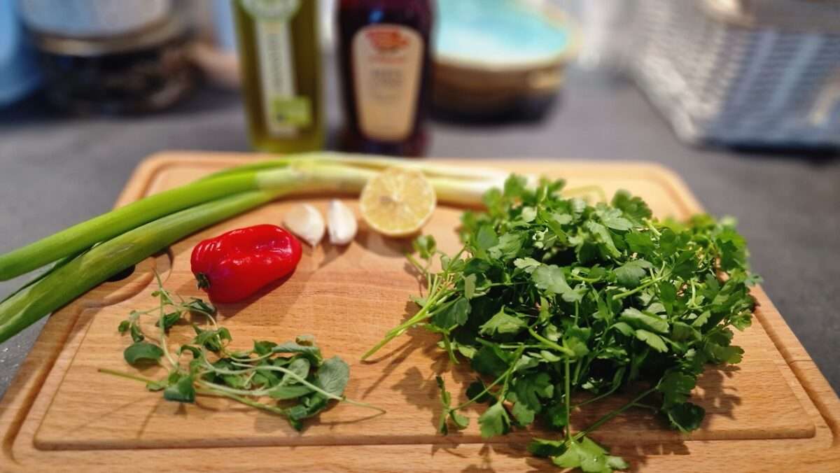 Chimichurri hozzávalók