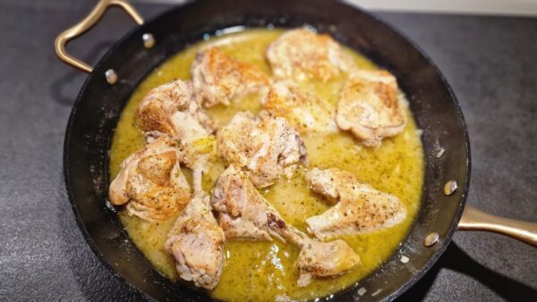 Citromos szószos görög csirke recept 9
