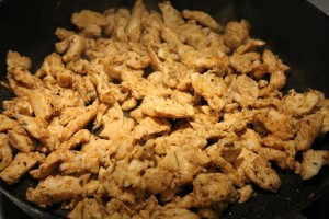 Csirke gyros recept: megsült a hús