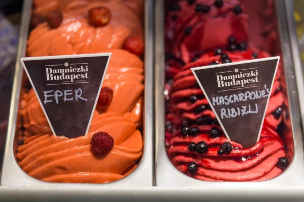 Damniczki fagylaltok: eper és mascarponés ribizli