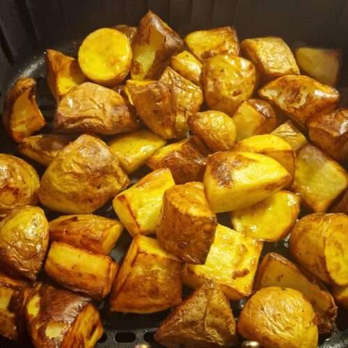 Egyszerű airfryer tepsis burgonya