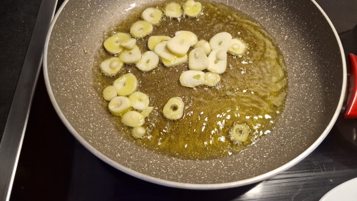 Gambas al ajillo készítése 2