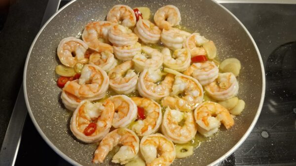 Gambas al ajillo készítése 4