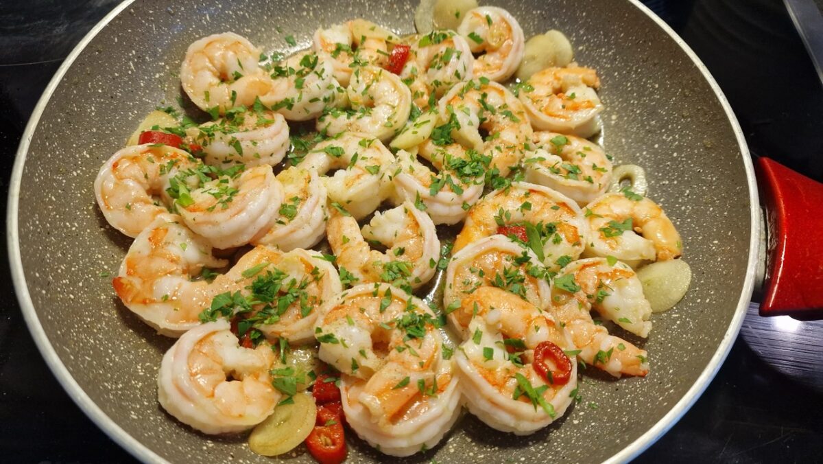 Gambas al ajillo készítése 5