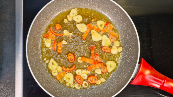 Gambas pil pil készítése 2