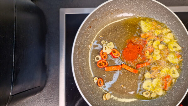 Gambas pil pil készítése 3