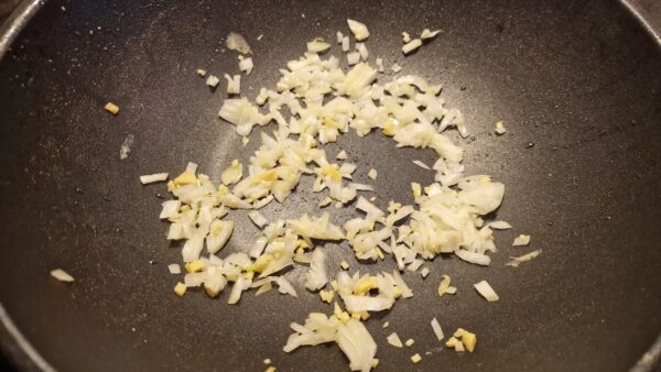 Garnélás sült rizs készítése 4