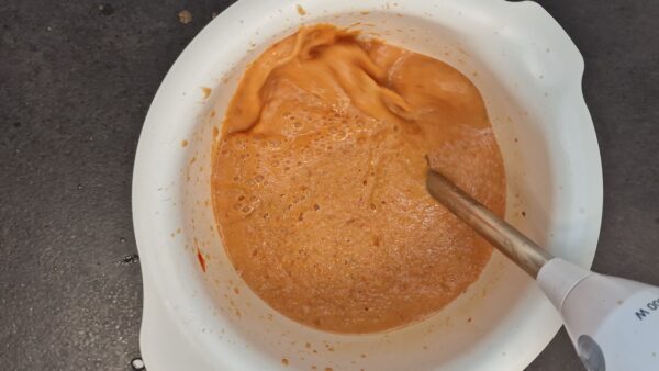 Gazpacho készítése 6 - pürésítés