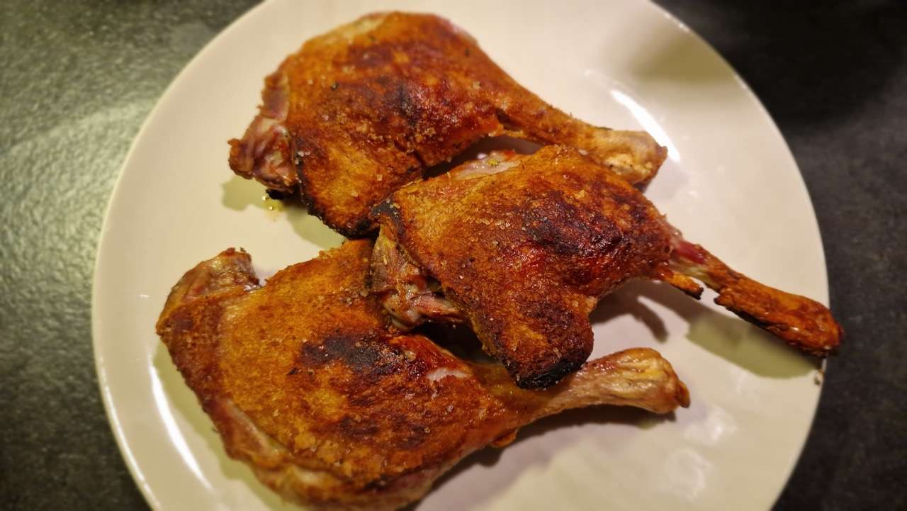 Grillezett kacsacomb