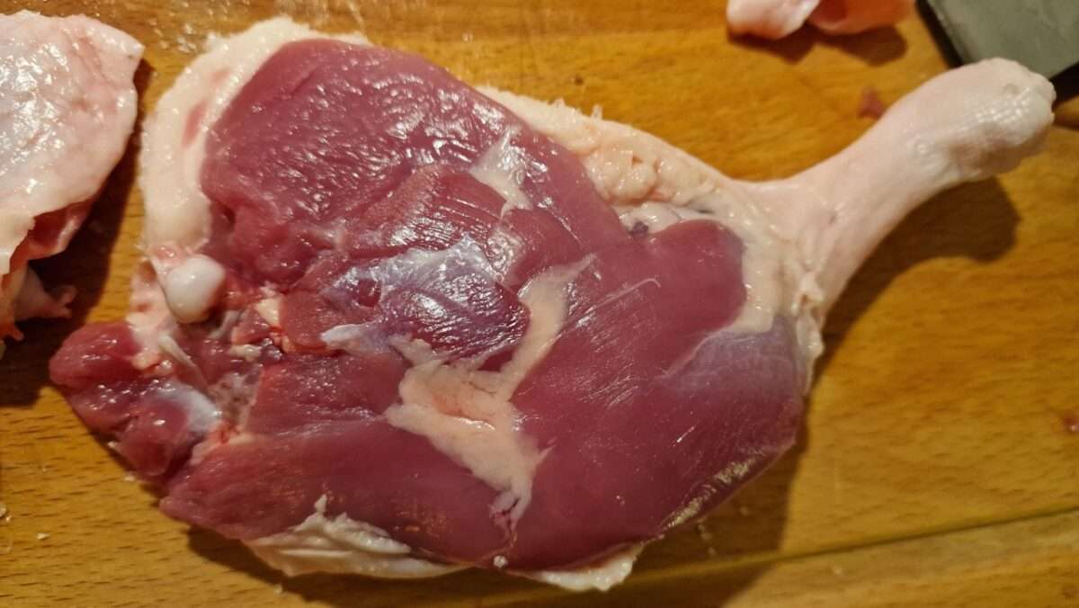 Kacsacomb grillezésre készen