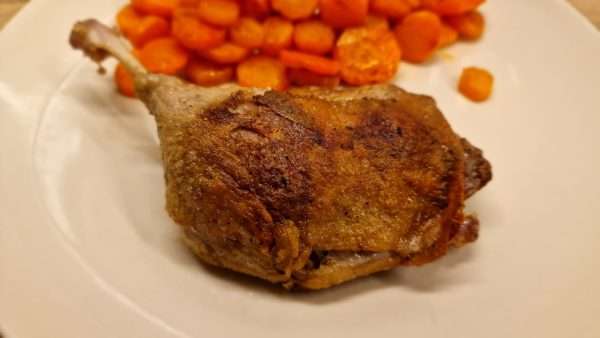 Konfitált kacsacomb sütőben