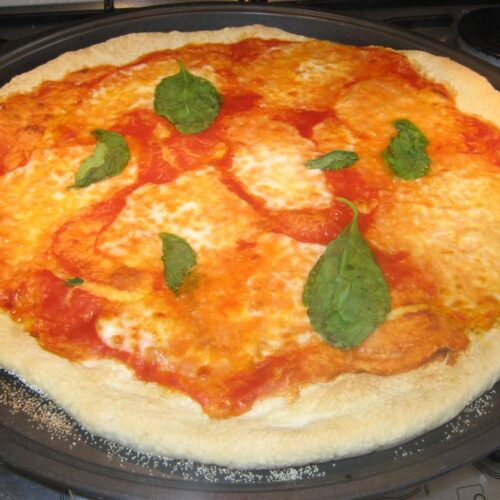 Pizza Margherita - a végeredmény