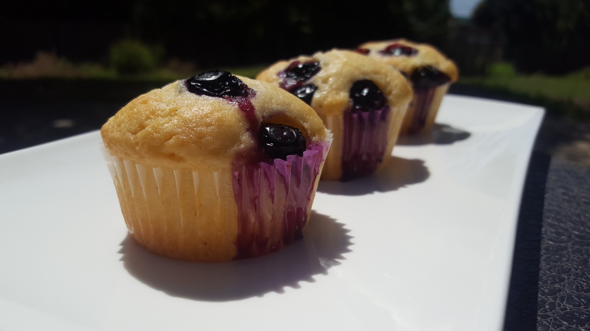 Poharas áfonyás joghurtos muffin