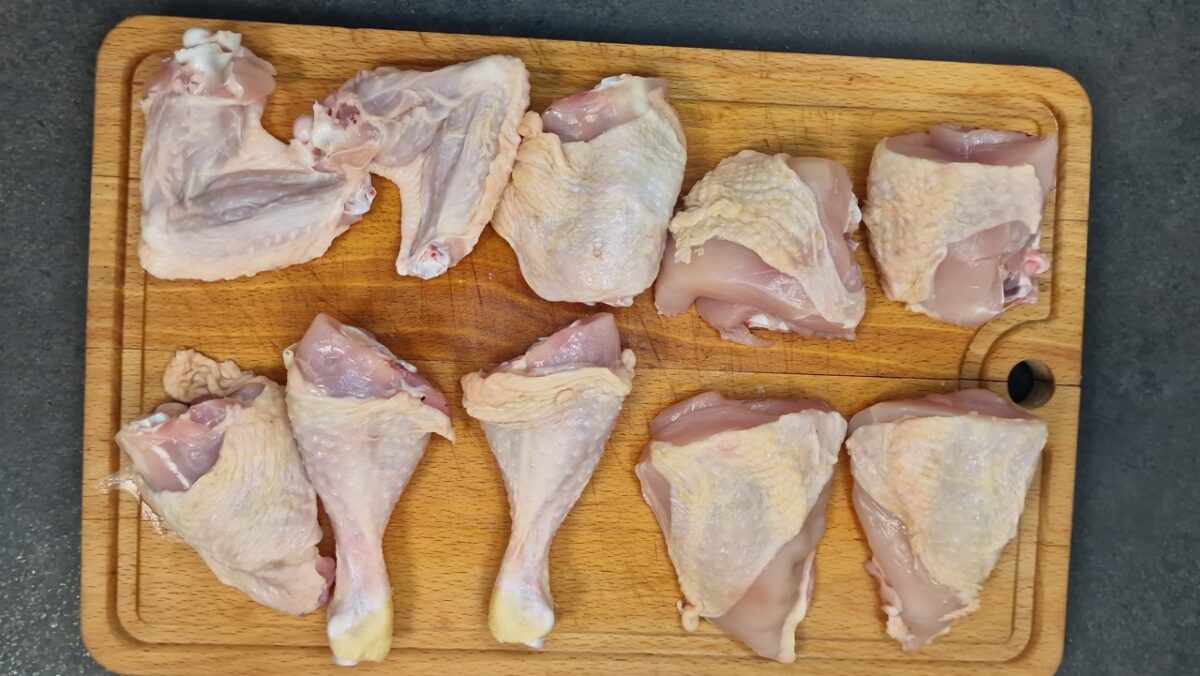 Pollo al ajillo készítése 1