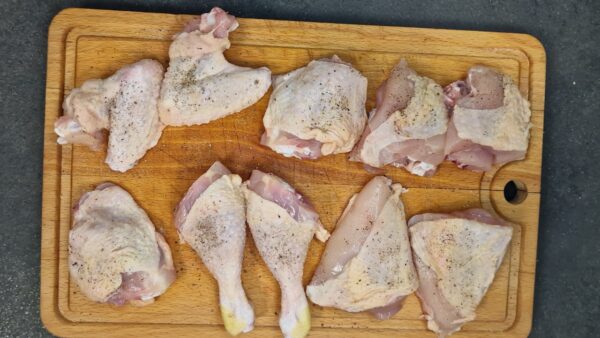 Pollo al ajillo készítése 2
