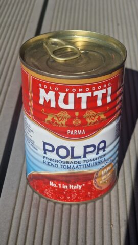 Polpa - aprított paradicsom konzerv