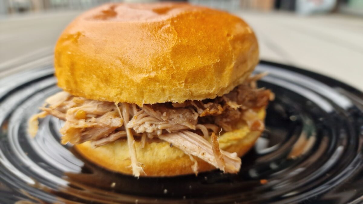Pulled pork szendvics