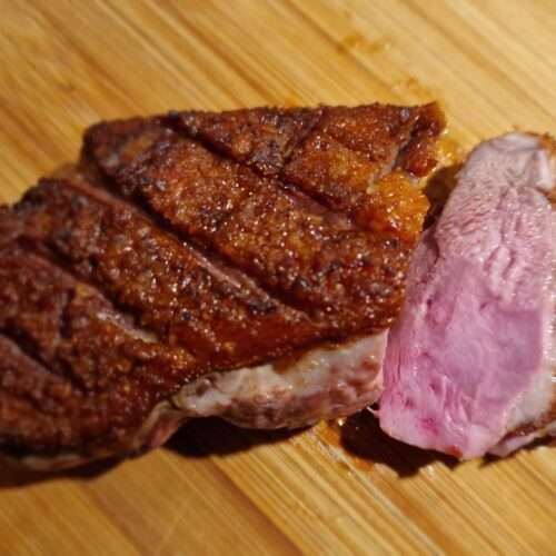 Rosé kacsamell grillen