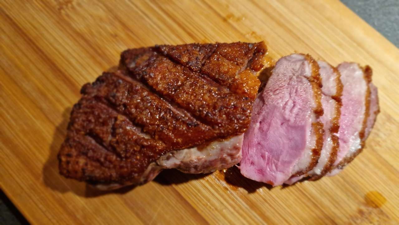 Rosé kacsamell grillen