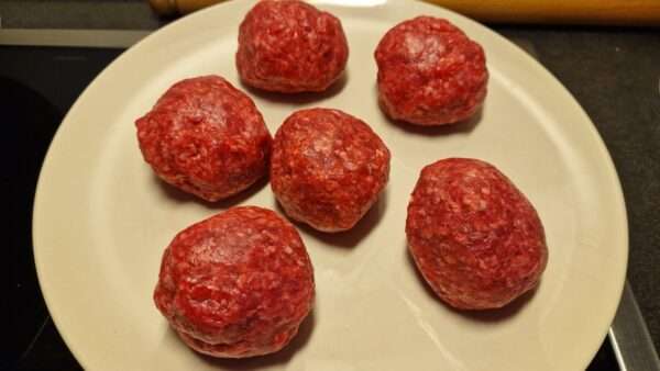 Smash burger húsgolyók