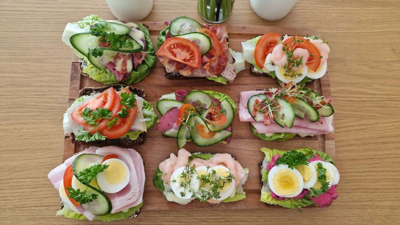 Smørrebrød tál