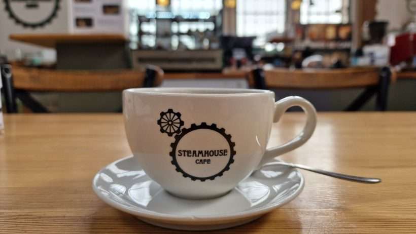 Steamhouse café csésze