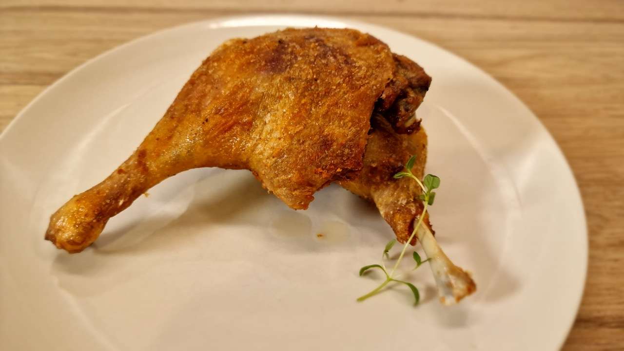 Sült kacsacomb
