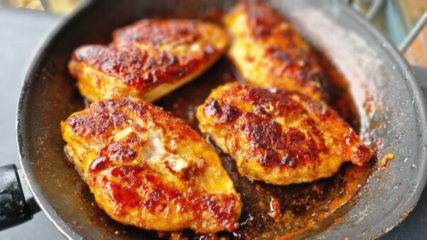 Szójaszószos csirkemell