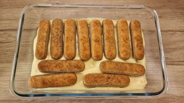 Tiramisu 500 g mascarpone összeállítása 3