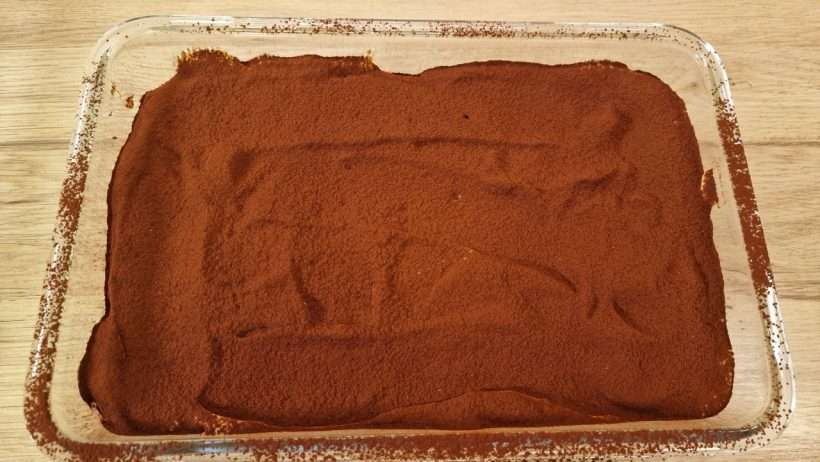 Tiramisu 500 g mascarpone összeállítása 4
