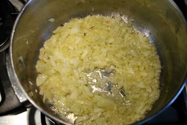 Török rizs elkészítése 4 - pirított hagyma