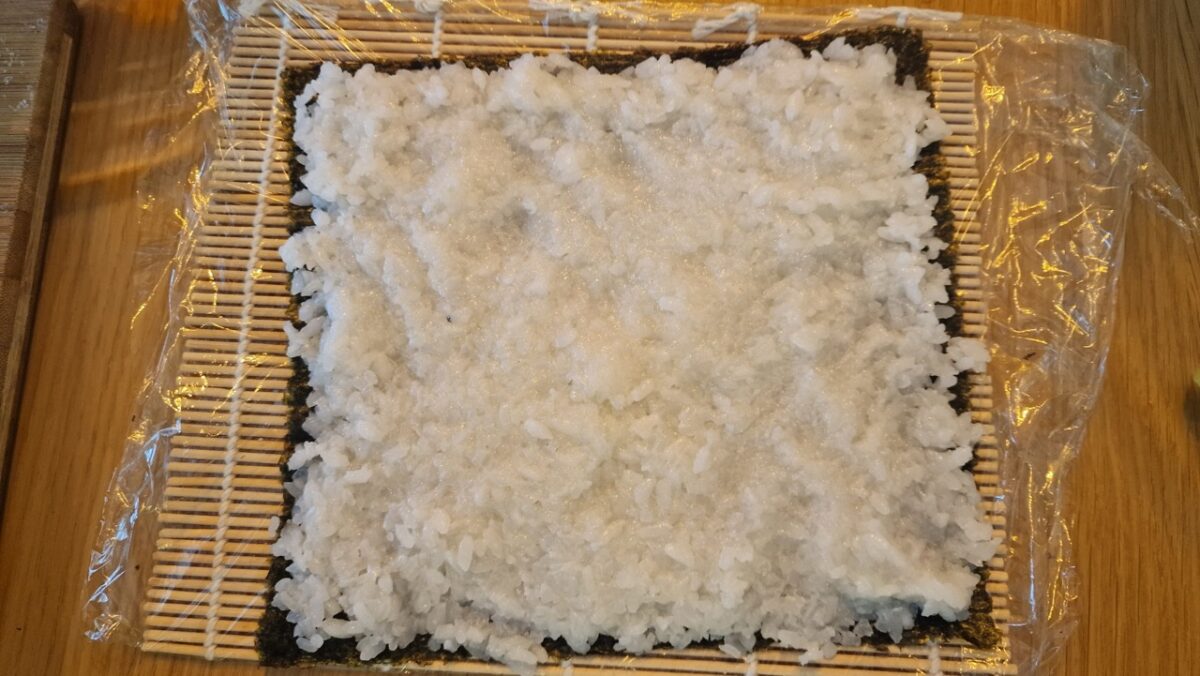 Uramaki készítése 2