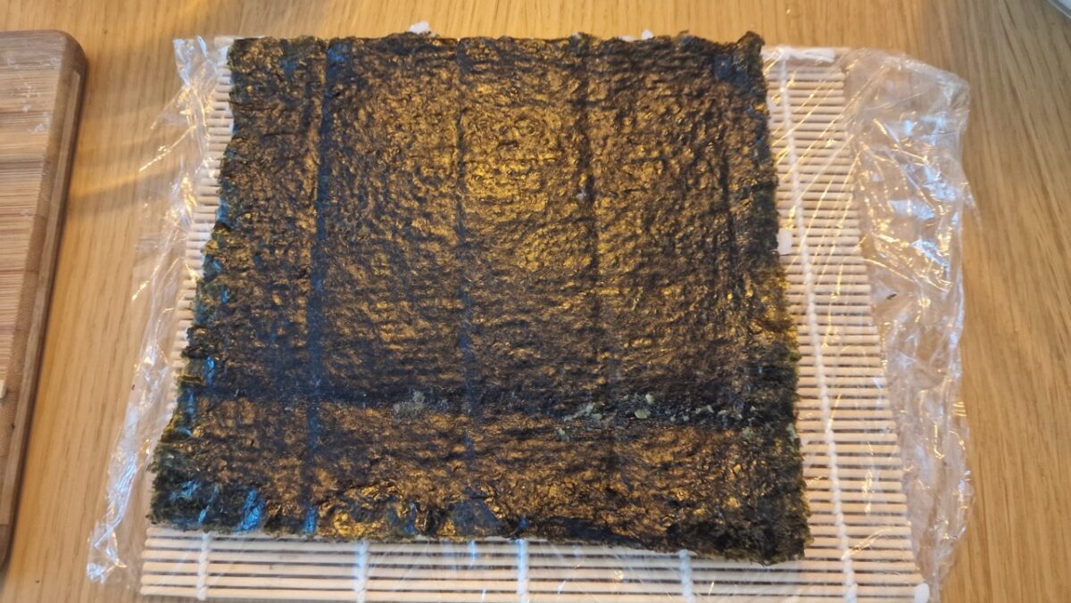 Uramaki készítése 4